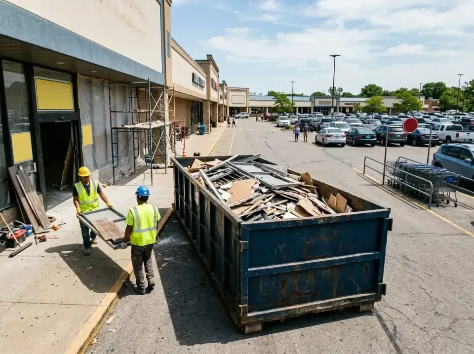 retail-store-renovation-debris-003 — frequently asked questions, Roll-off Dumpster Rentals in Kouts, IN